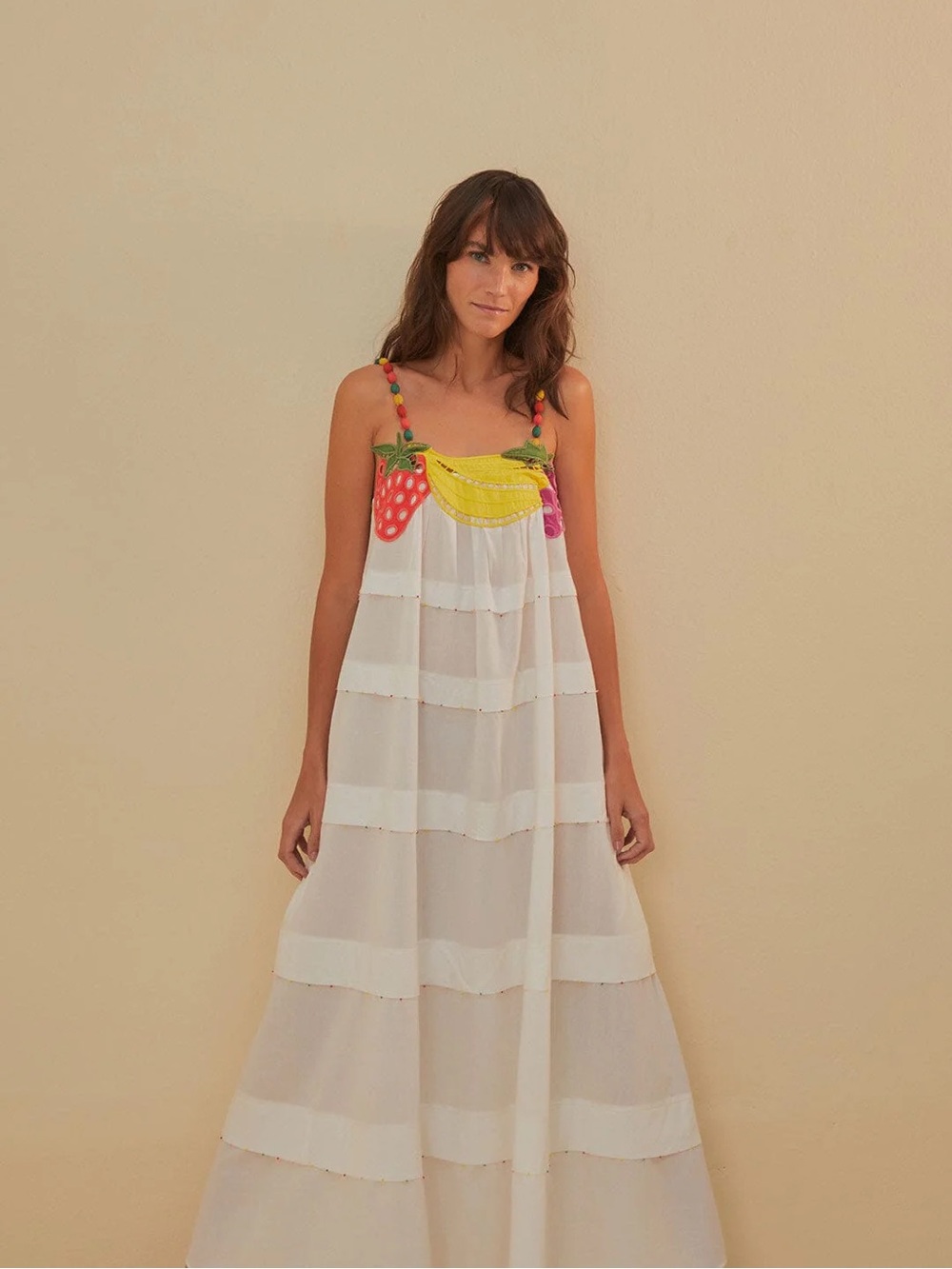 ▪️FARM RIO Fruits Richilieu Sleeveless Maxi Dress XS